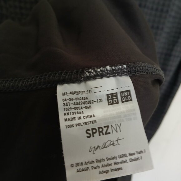 Francois Morellet × Uniqlo SPRZ NY T-Shirt Triangles Graphic Mens L Art Dry-Ex - Picture 7 of 10
